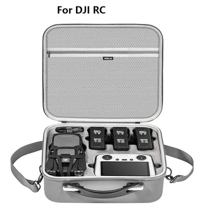 STARTRC Travel Handbag Carrying Case for DJI Mavic 3 Pro, fits DJI RC/RC Pro, 3 Batteries & 100W Charger Hub – Gray 34.8×32.8×12.2cm