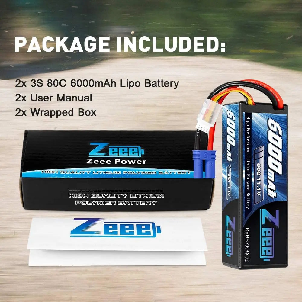 1/2Units Zeee 3S Lipo Battery, cell voltage between 3.2V4.2V) 4.