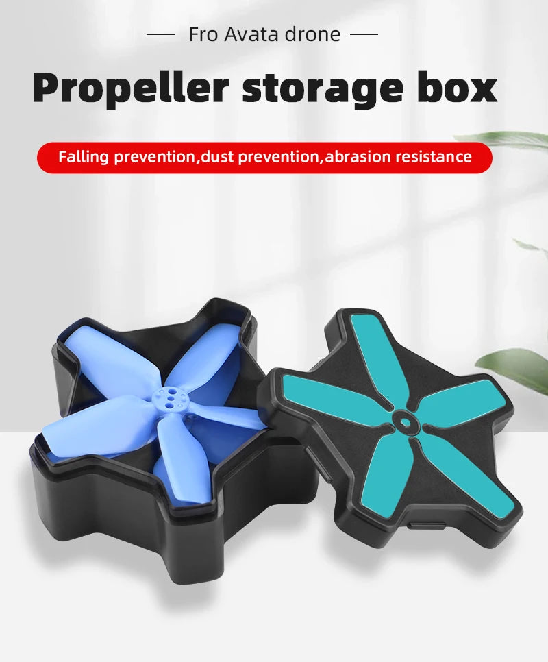 Propellers Storage Box for DJI Avata, Fro Avata drone Propeller storage box Falling prevention,dust prevention,