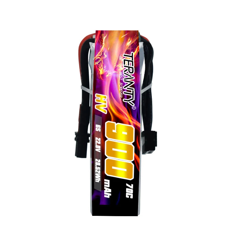 1.jpg Teranty 6S HV 22.8V 900mAh 70C/140C Lipo Battery, Teranty 6S HV 900mAh Lithium-Ion Battery, CE certified for RC vehicles and remote control toys.