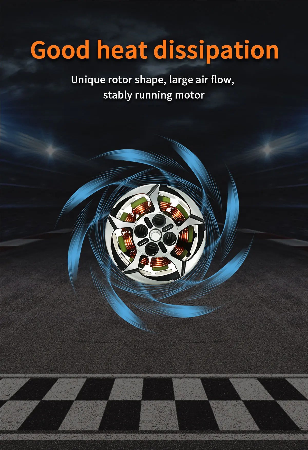 GEPRC SPEEDX2 1303.5 3800KV/5500KV Motor - Suitable for 2″ Cinewhoop FPV Drones Cinelog20 for RC FPV Quadcopter Freestyle Drone 14 GEPRC SPEEDX2 1303.5 3800KV/5500KV Motor, Good heat dissipation Unique rotor shape, large air stably running