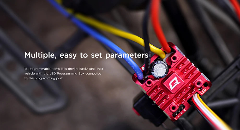 15 Programmable Items let'$ drivers easily tune their vehicle with the LED Programming Box connected