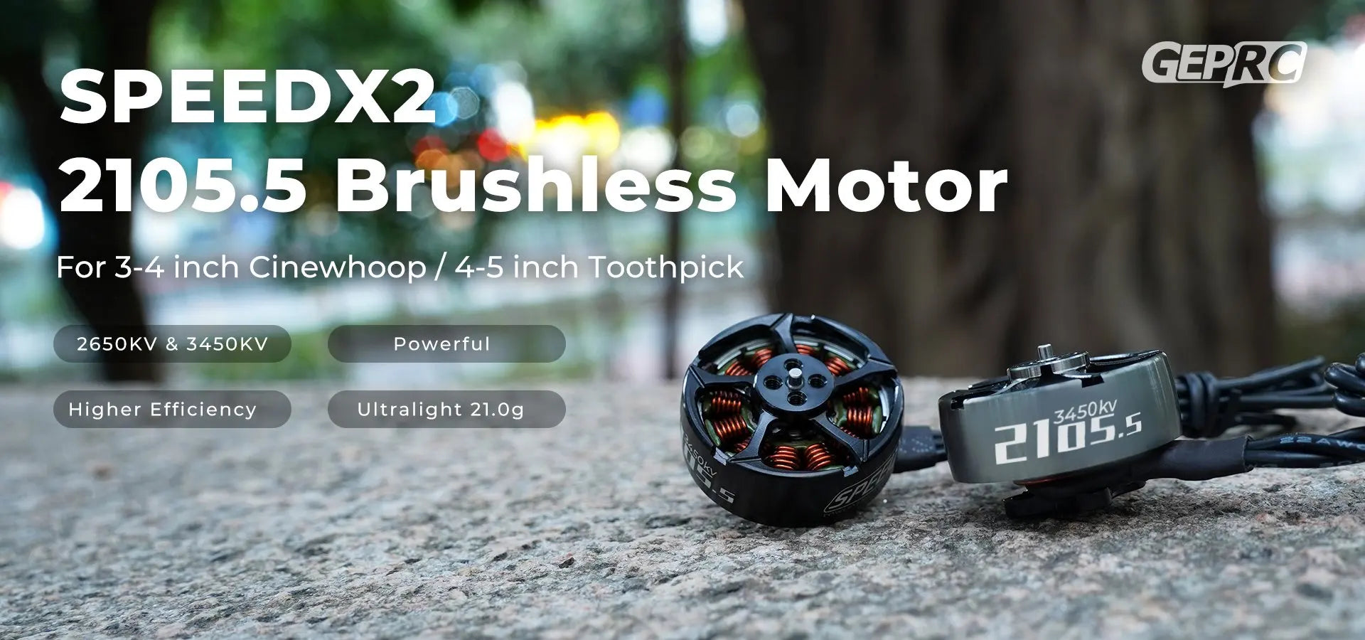 GEPRC SPEEDX2 Motor - 2105.5 2650KV/3450KV Motor Suitable Cinelog35 Series Drone For DIY RC FPV Quadcopter Freestyle Drone Accessories 11 GEPRC SPEEDX2 Motor, GEPRC SPEEDX2 2105.5 Brushless Motor For 3-4 inch Cine