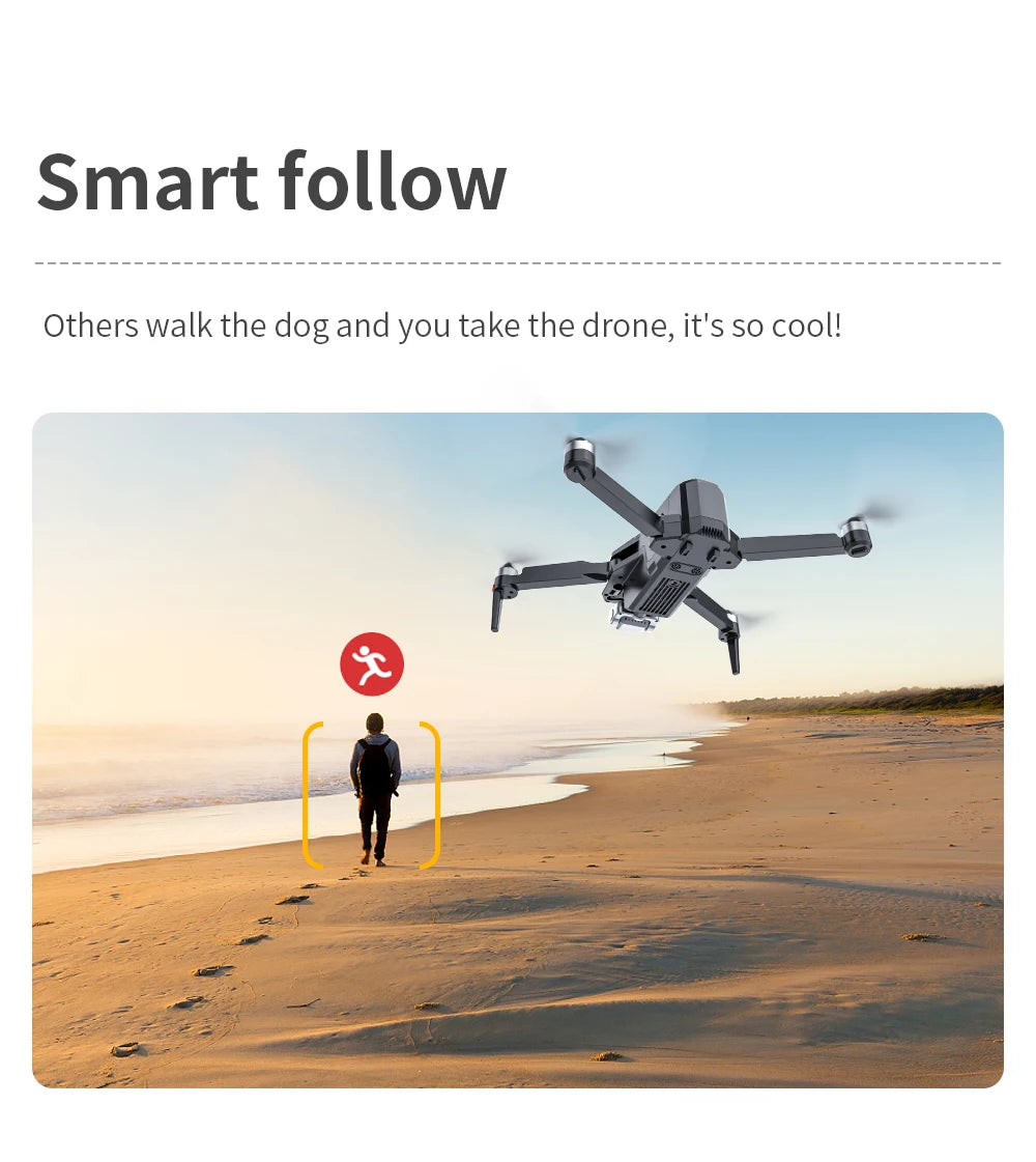 New GPS Drone, smart follow Others walk the and you take the drone; it's so cooll