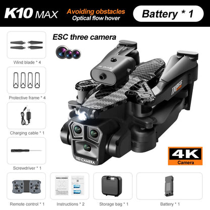 K10 MAx Drone, K1O MAX Avoiding obstacles Battery 1 Optical flow