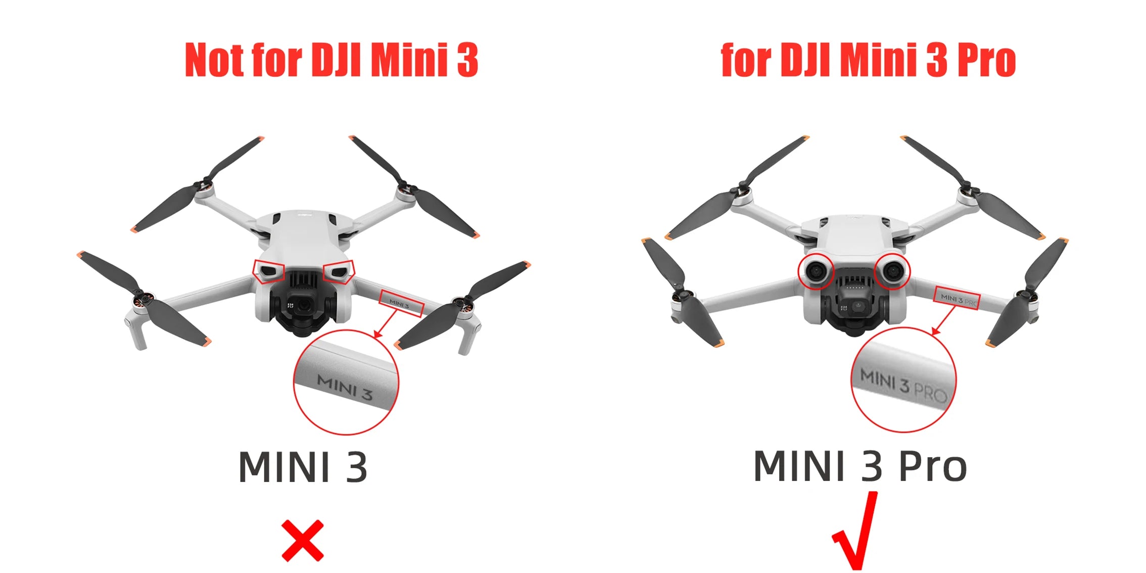 Hand Guard For DJI Mini 3 Pro Drone - Arm Reinforcement Protective Guard Take-off And Landing Safety Guard Drone Accessories 8 Hand Guard For DJI Mini 3 Pro Drone, Installation shall be convenient and fast without damaging the machine.