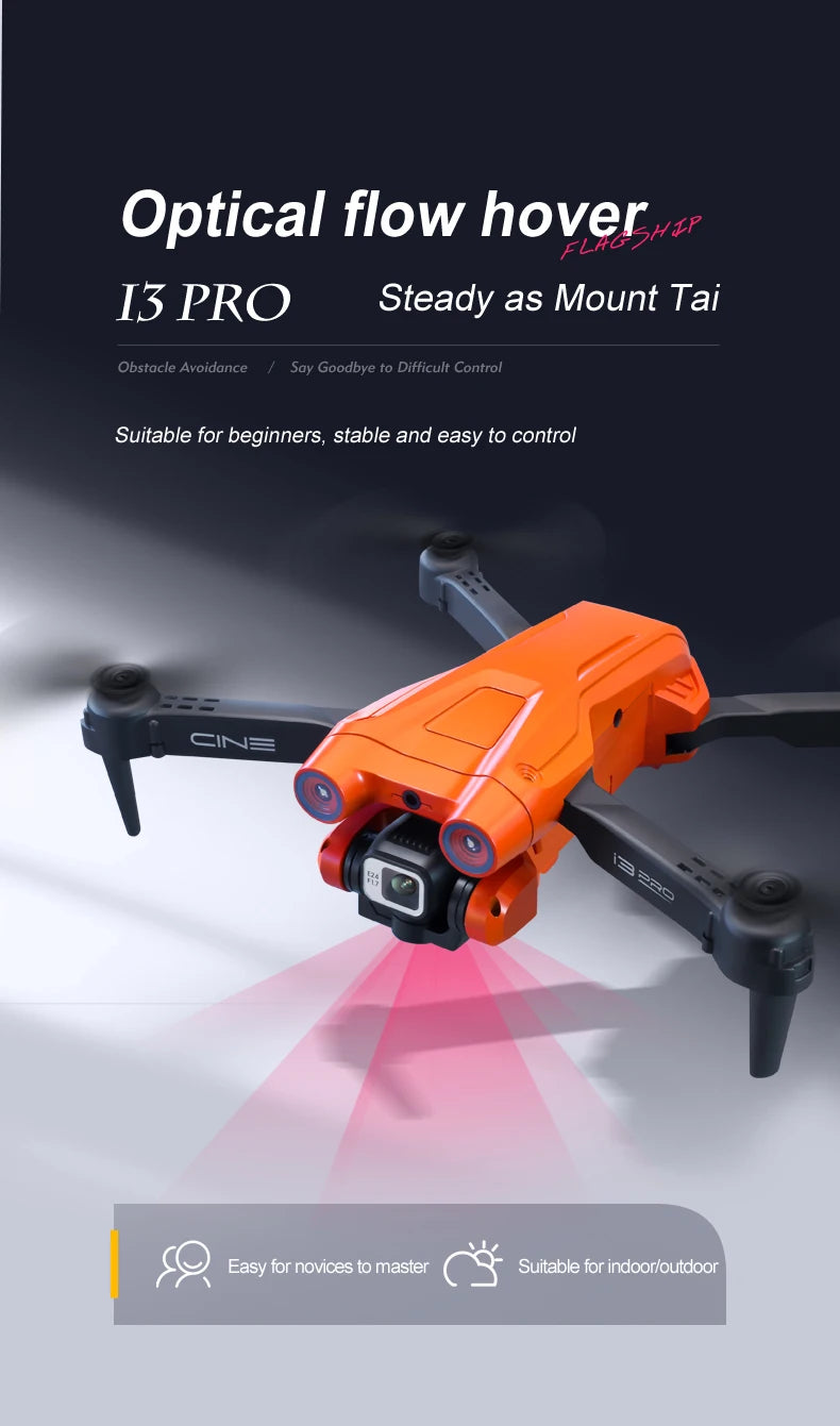 XYRC New i3 Pro Drone - 4K HD Dual ESC Camera Optical Flow Positioning Obstacle Avoidance Foldable Quadcopter RC Dron Toys Gifts 41 XYRC New i3 Pro Drone, optical flow hover i3 pro steady as mount tai