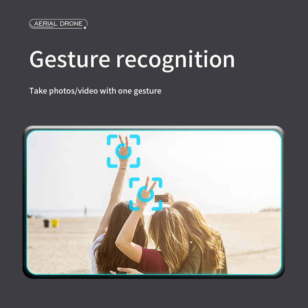 E88 MAX Drone 19 E88 MAX Drone, AERIAL DRONE Gesture recognition Take photos/video with one gesture Cv