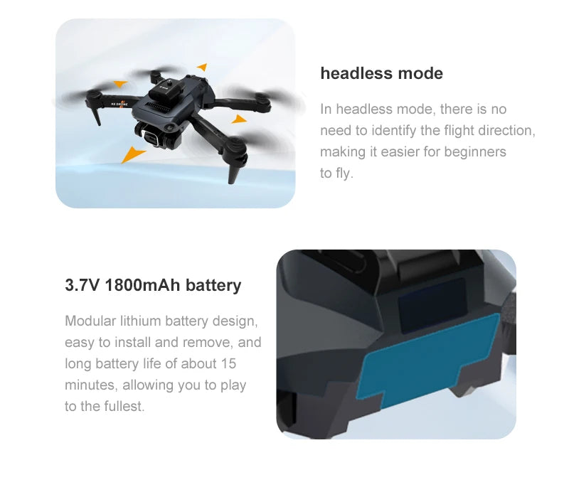 NEW K6 Drone, 3.7vv 180omah battery modular lithium battery design