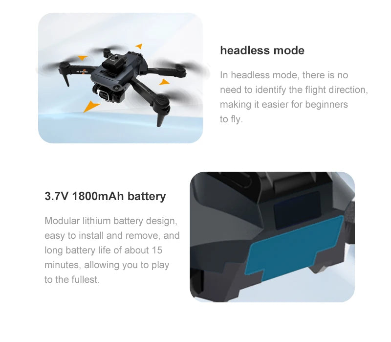 NEW K6 Drone Professional 4K HD Camera Mini Drone Optical Flow Localization Three Sided Obstacle Avoidance Quadcopter Toy Gift 45 NEW K6 Drone, 3.7vv 180omah battery modular lithium battery design