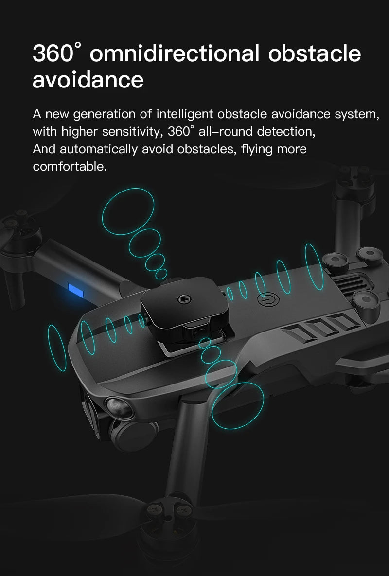 H9 Drone, a new generation of intelligent obstacle avoidance system, with higher sensitivity, 3605 all