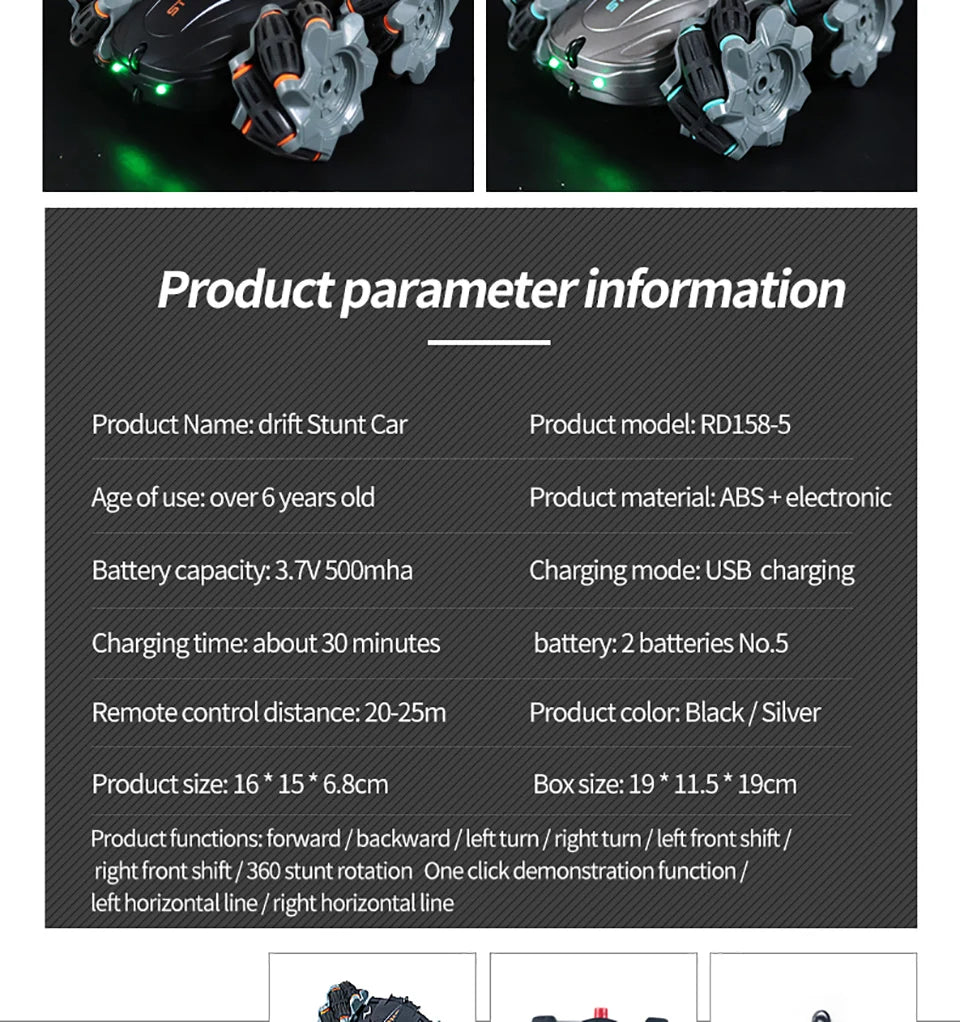 4WD RC Car Drift Stunt Car, 4WD RC Car Drift Stun