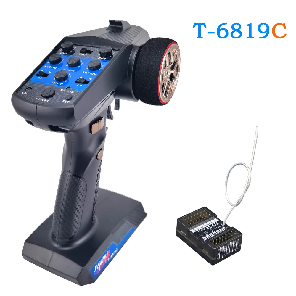 Flyueace T-6819C - 7CH 2.4GHZ 4.2-10V Radio Control System Transmitter With Receiver For RC Car Boat Tank Truck Toy Linkage lights 21 Flyueace T-6819C, T-6819C 3 Cua Wnuat Power Lia 8rargar