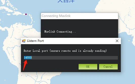 Wireless Wifi Radio Telemetry Module, RAT+ Connecting Mavlink Havlin Connecting Listern Port Enter Local