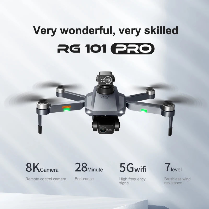  RG101 PRO -   3000  8K    RCDrone