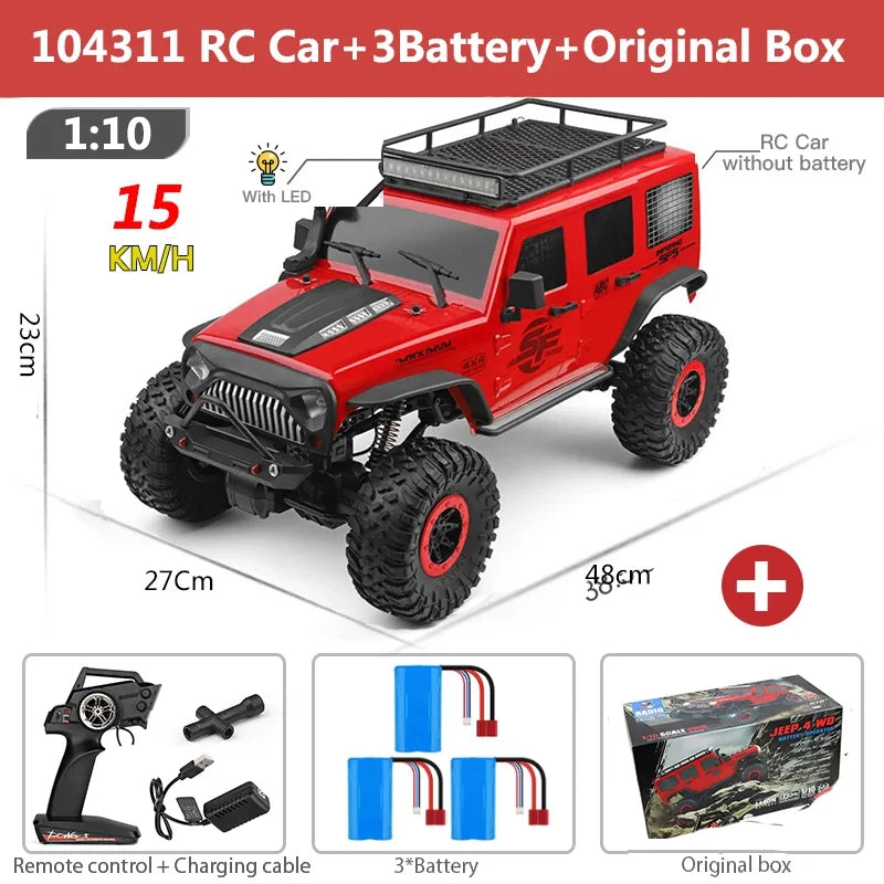 WLTOYS 12402 104311 12429 1:12 Rock Crawler RC Gari 50km/H 4WD Umeme kasi ya kasi gari mbali-barabara Drift kudhibiti watoto toy toy