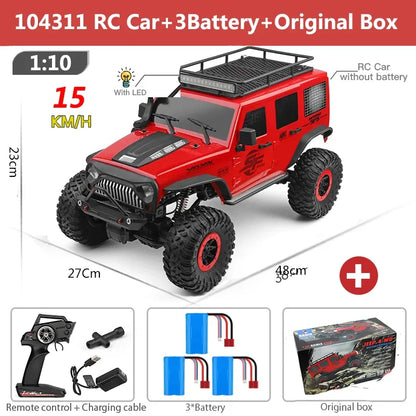 WLTOYS 12402 104311 12429 1:12 Rock Crawler RC Gari 50km/H 4WD Umeme kasi ya kasi gari mbali-barabara Drift kudhibiti watoto toy toy