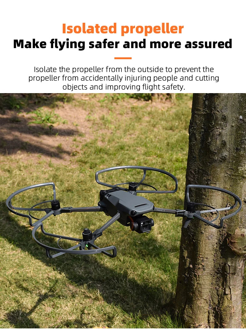 Propeller Guard Protector for DJI Mavic 3 Drone - Propeller Guard Props Wing Fan Cover Ladning Gear for Mavic 3 Drone Accessories 20 Propeller Guard Protector for DJI Mavic 3 Drone, Isolated propeller Make flying safer and more assured Isolate the propeller from the