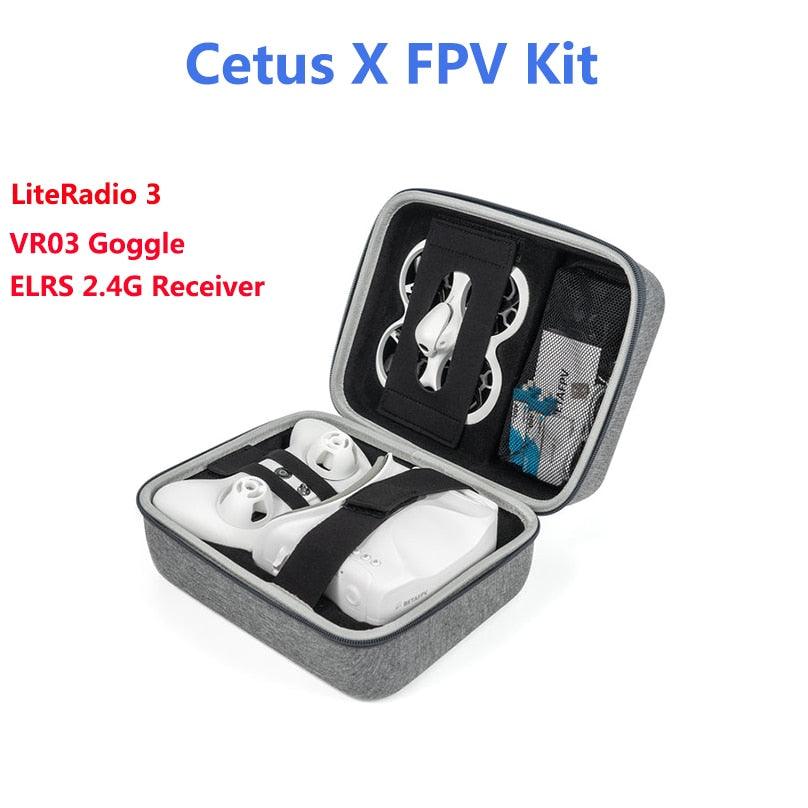 BETAFPV Cetus X FPV Kit 1S 800TVL Brushless FPV Drone LiteRadio 3 Radio Transmitter VR03 FPV Goggles for FPV New Pilot Beginner - RCDrone
