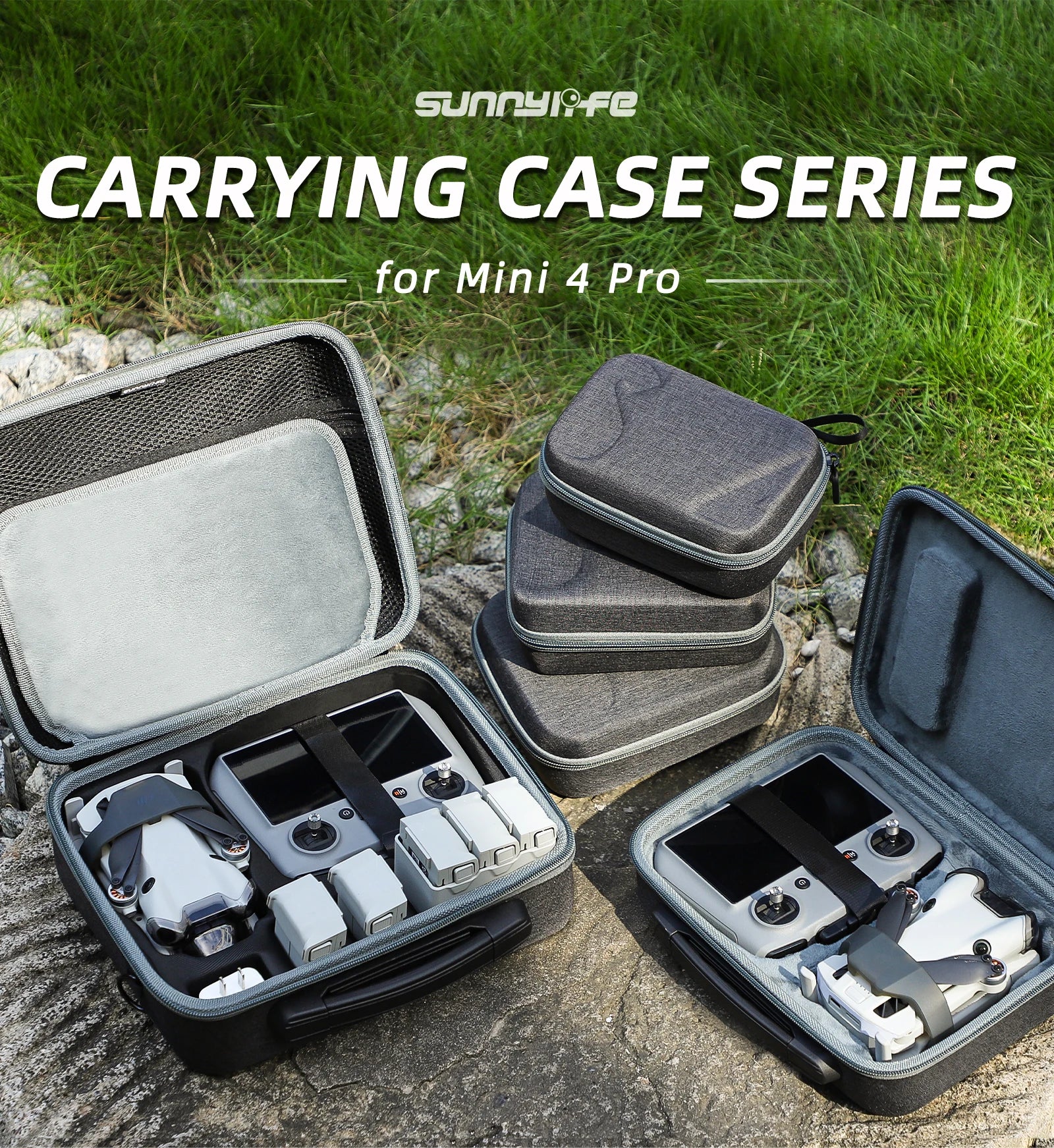 Portable Carrying Case For DJI Mini 4 Pro, SUnnYioFe CARRYING CASE SERIES for