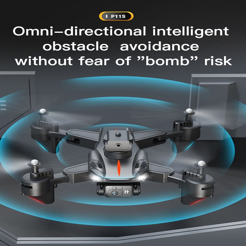P11S Drone, Pi1s intelligent obstacle avoidance without fear of %bomb