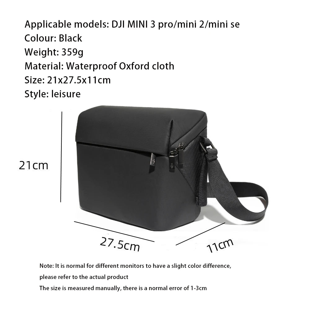 for DJI Mini 4 Pro Shoulder Bag Storage - Travel Backpack for DJI Mini 2/AIR 2S/Mini 3/Mini 3/4 Pro Bag Drone Case Accessory Box 8 for DJI Mini 4 Pro Shoulder Bag Storage, DJI MINI 3 pro/mini 2/mini se Color: black Weight: 359g