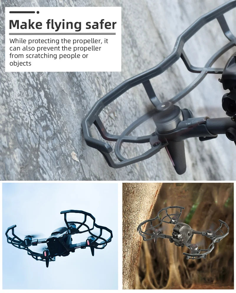 DJI FPV Propeller, make flying safer While protecting the propeller, it can also prevent the propelle from scratching