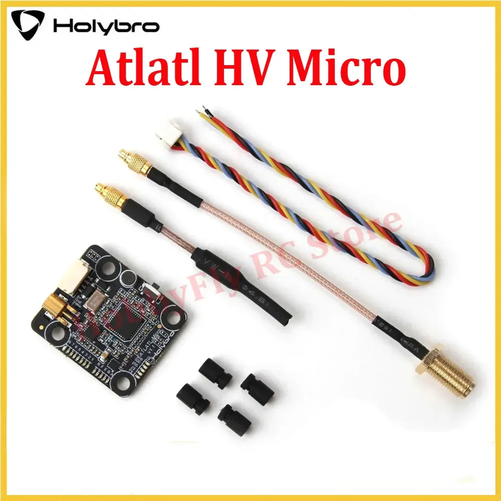 Holybro Atlatl HV Micro - 5.8G FPV Video Transmitter 2-4S Lipo 0.5 / 25/200/500/800mW 40CH VTX for FPV RC Multirotor Drone parts
