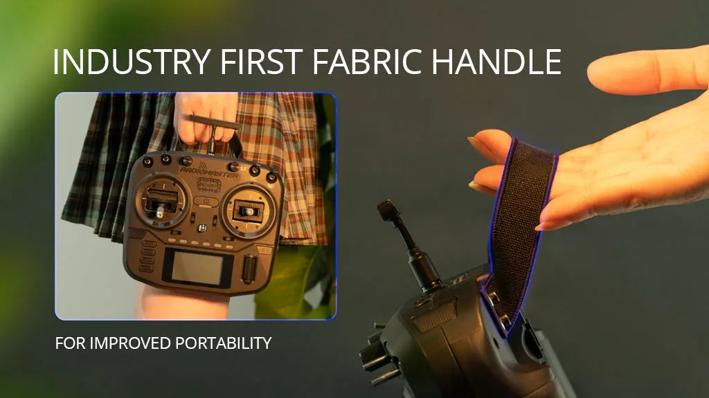 INDUSTRY FIRST FABRIC HANDLE FOR IMPROVED PORT