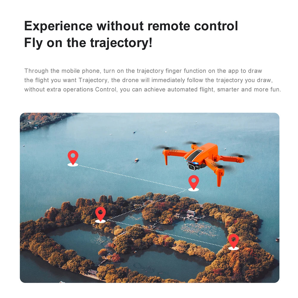 YLRC S65 Drone - 4K HD Camera WiFi Headless Mode 2.4GHz Foldable Quadcopter Toys Real-time transmission Helicopter Toys 41 YLRC S65 Drone, the drone will follow the trajectory you draw, without extra operations control