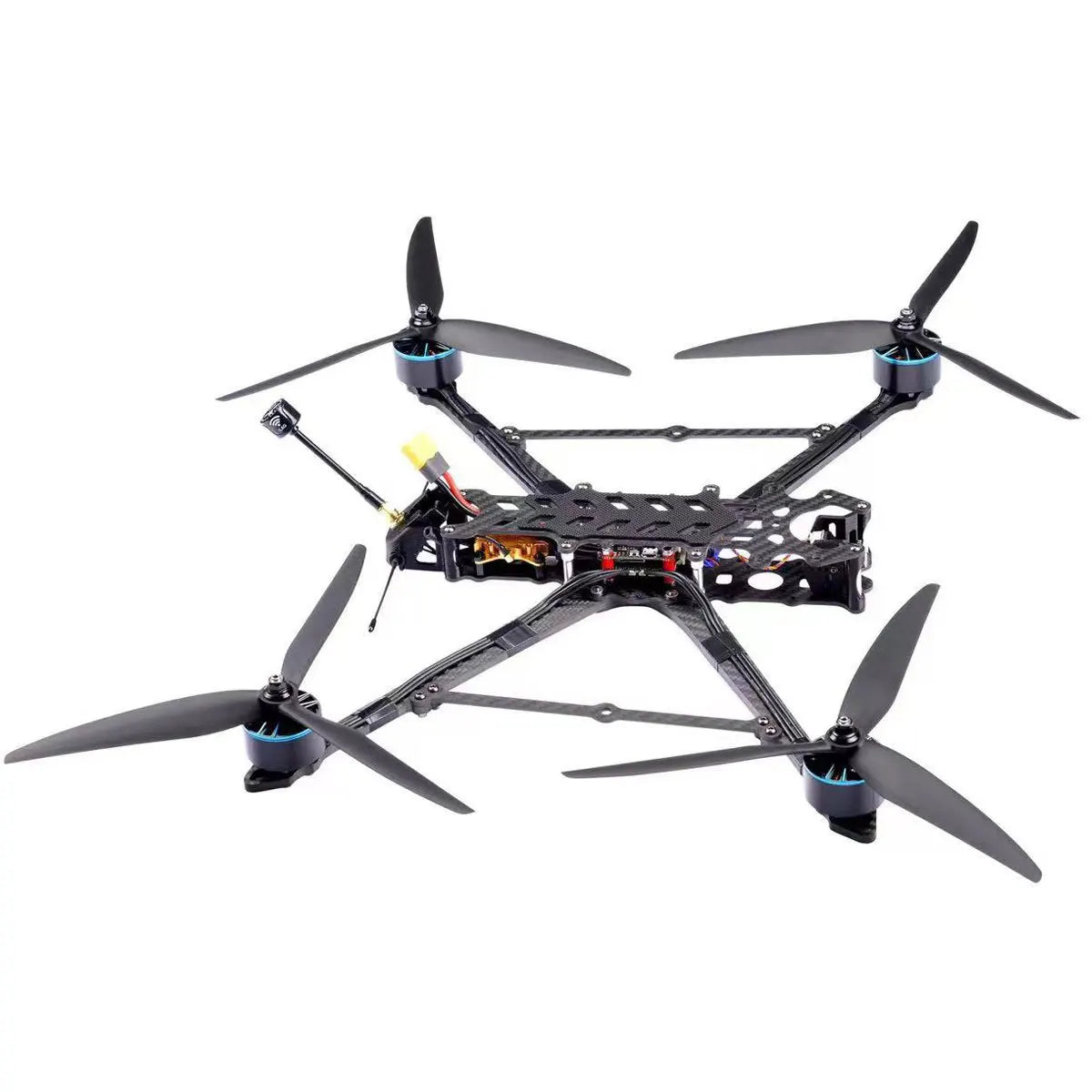 RCDrone M10 10 Inch FPV Drone - 4KG Heavy Payload 10KM Distance 4.9G/5.8G 2.5W F4 FC 3115 900KV Motor Freestyle Drone