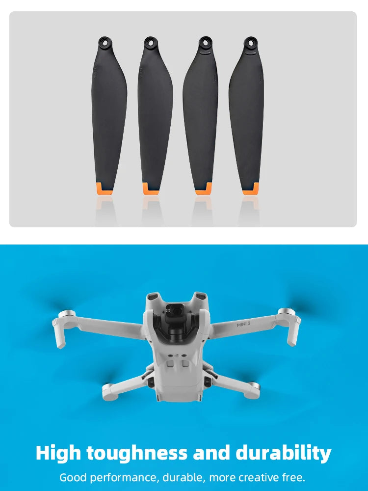 Propeller For DJI Mini 3 Drone, High toughness and durability Good performance, durable, more creative free