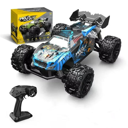 1/20 Scale 4 Wheel Drive Off-Road RC Car 2.4G RTR Monster Truck, 20KM/H Speed, 30M Range, 3.7V 500mAh, High Speed Drift