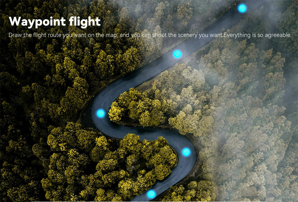 waypoint flight draw the flight route you want on the map; you