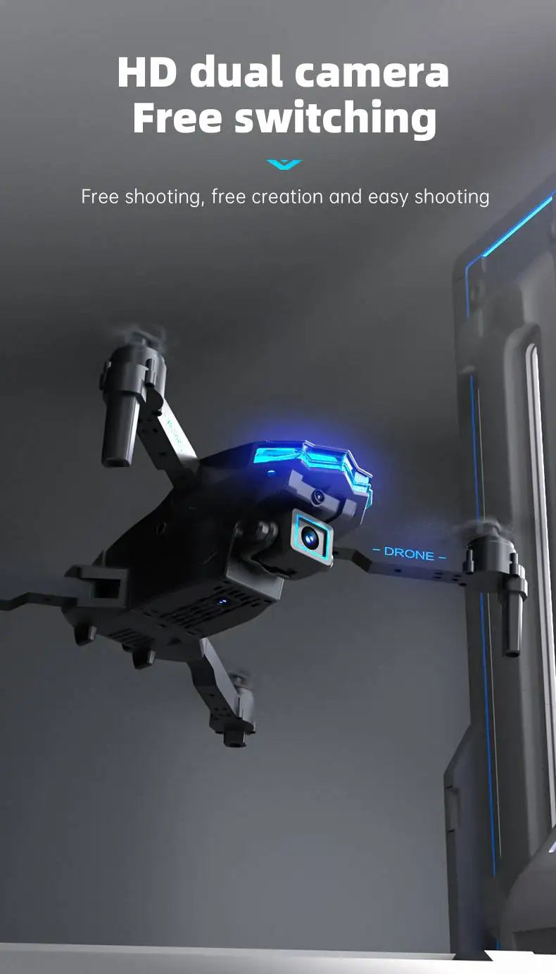 NEW X6 Drone, HD dual camera Free switching Free shooting; free creation and easy shooting DR