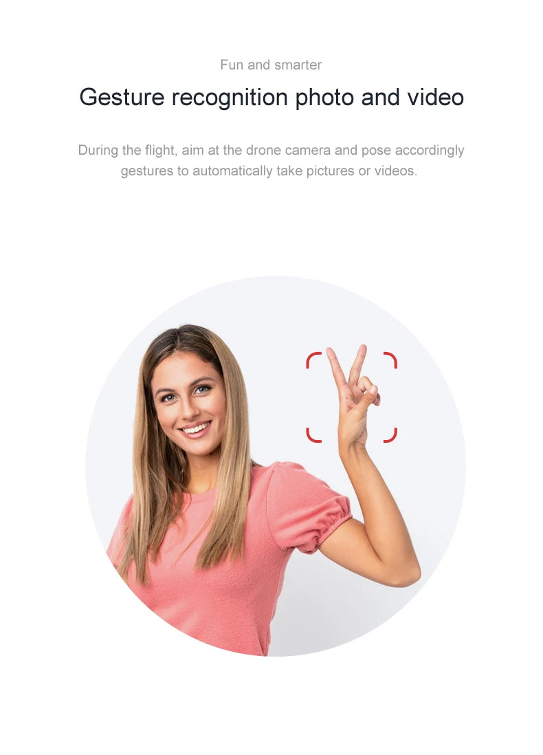 R20 Drone - 2024 New 6K Professional High-definition Camera GPS 5G Aerial Photography 4-axis Aircraft Folding Remote Control Toy 37 R20 Drone, smarter and smarter gesture recognition photo and video during the flight