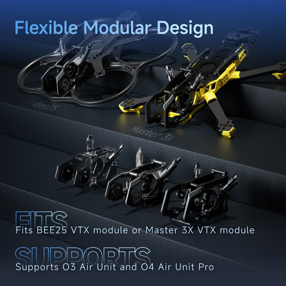 SpeedyBee Master3X Telaio Modulare 3-3,6 Pollici Telaio per Drone FPV Racing Freestyle
