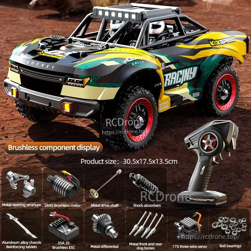 SCY 18103 PRO 1/18 RC Car, The SCY 18103 PRO is a durable, high-speed 4WD brushless RC truck with a 60km/h top speed, ready-to-run design, and rugged build for off-road enthusiasts of all ages.