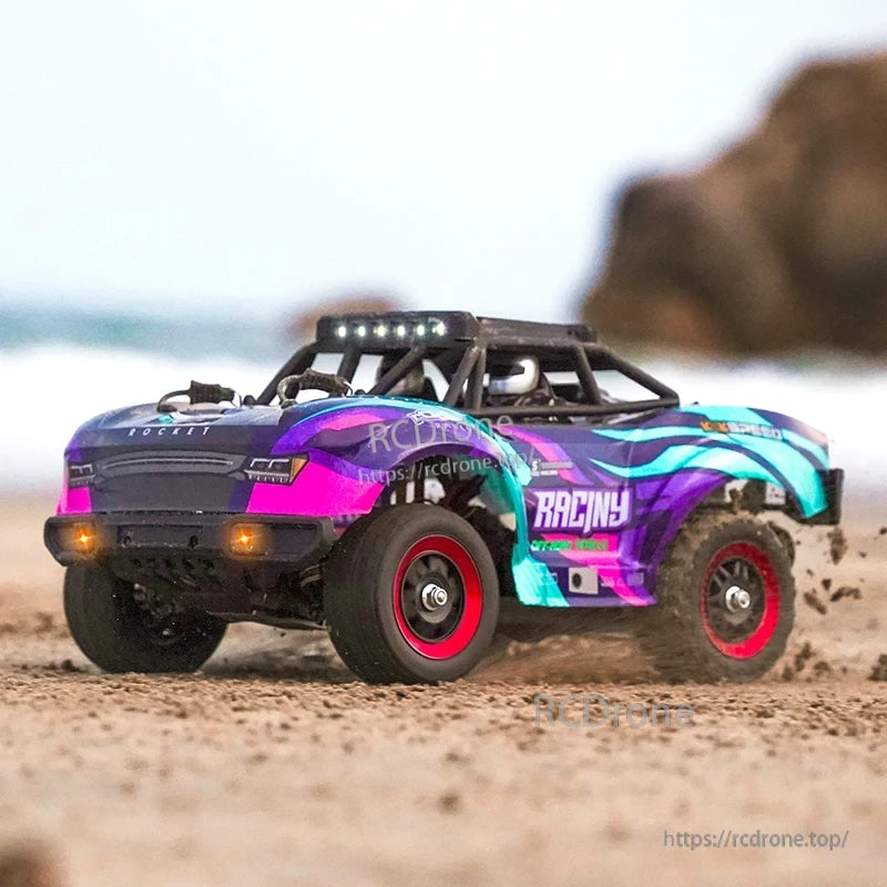 SCY 18103 PRO 1/18 RC Car, Powered by Li-ion battery and brushless motor, this Big Foot truck offers full-proportional throttle and steering control.