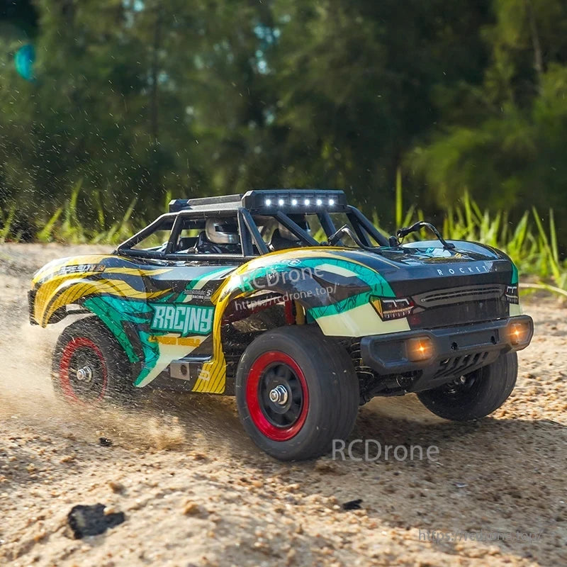 SCY 18103 PRO 1/18 RC Car, Motor protection features include charging protection, motor jam prevention, high temperature protection, and low-voltage cutoff.