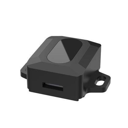YDLIDAR SDM18 TOF laser ranging module angled view showing front window and mounting tab