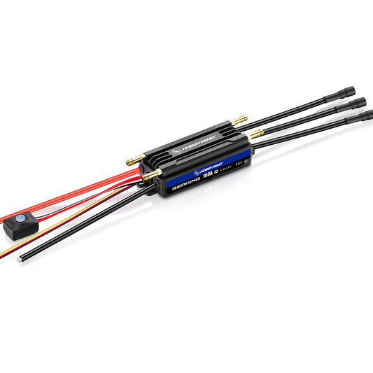 Hobbywing SEAKING 160A HV V4 Sensorless Brushless ESC (8S) kwa Boti za RC za 120cm