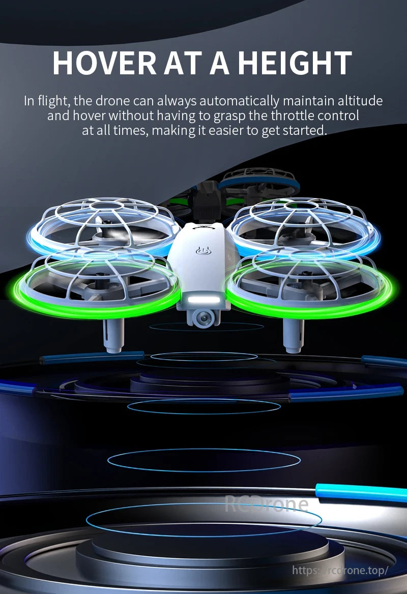 SG500 MAX Drone, Drone maintains altitude, hovers automatically, simplifying flight control for beginners.