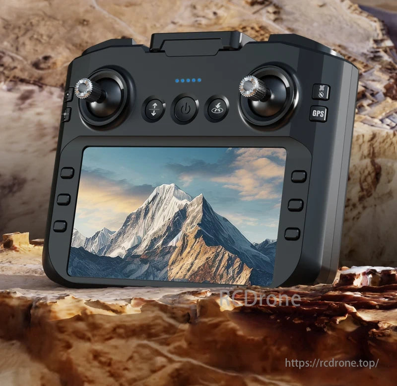 SG901 MAX GPS drone with large screen remote controller and 8K camera for obstacle avoidance and aerial photography.