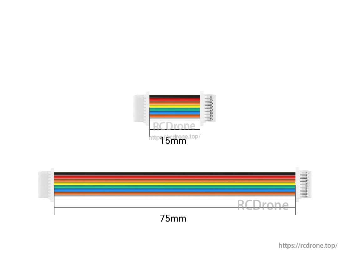 SH 1.0mm 8pin cable( for FC-ESC connection ) (5PCS)