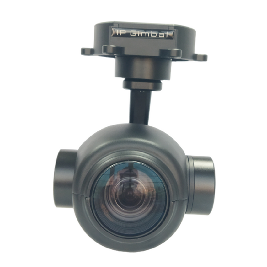 TOPOTEK SIP30S90 Drone Camera Gimbal - 30X Optical Zoom 1080P Camera + 3-Axis IP Gimbal