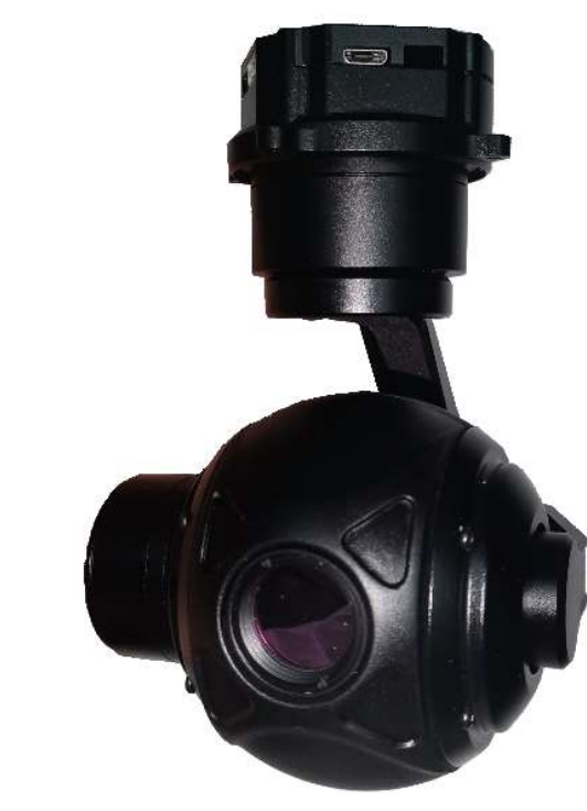 TOPOTEK SIP640G13 Thermal Camera Gimbal - 13mm 640x512 Thermal Imaging Camera 3-Axis PTZ Gimbal With IP output for UAV Drone