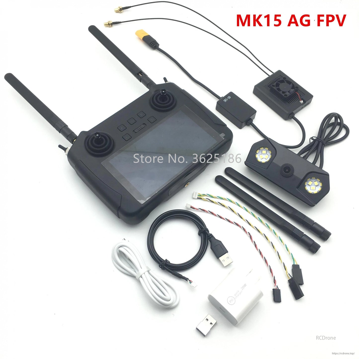 SIYI MK15 Mini Handheld Radio System Transmitter Remote Control 5.5-Inch HB Screen 1080p FPV 15KM Android OS 2G RAM 16G ROM