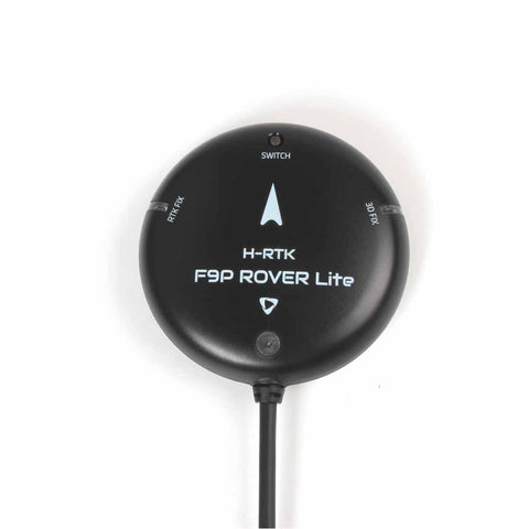 Holybro H-RTK F9P GNSS Series, UBLOX F9P module, a compass, and a tri