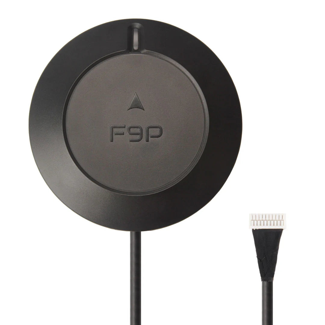 Holybro H-RTK ZED-F9P Rover GNSS with RM3100 Compass & Dual-Band Antenna – IP66 RTK GPS Module for UAVs (DroneCAN/UART)